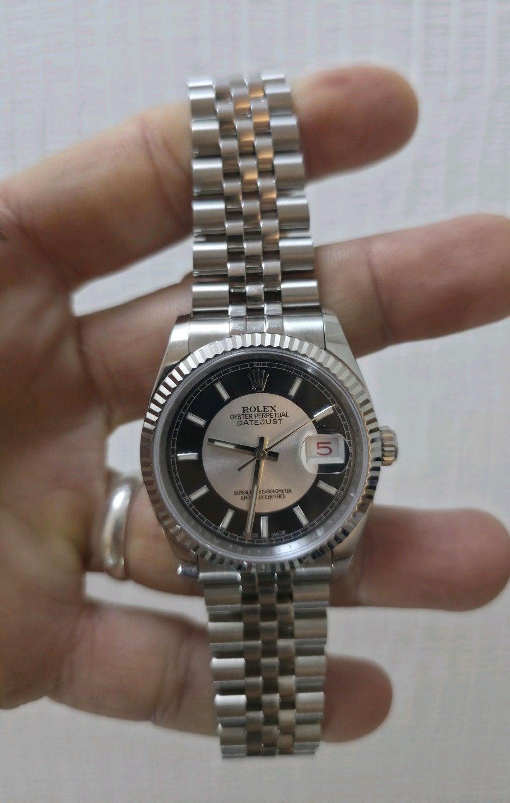 Rolex Datejust 36 mm, Bijoux, Sacs & Beauté, Rolex, Acier, Enlèvement, Acier