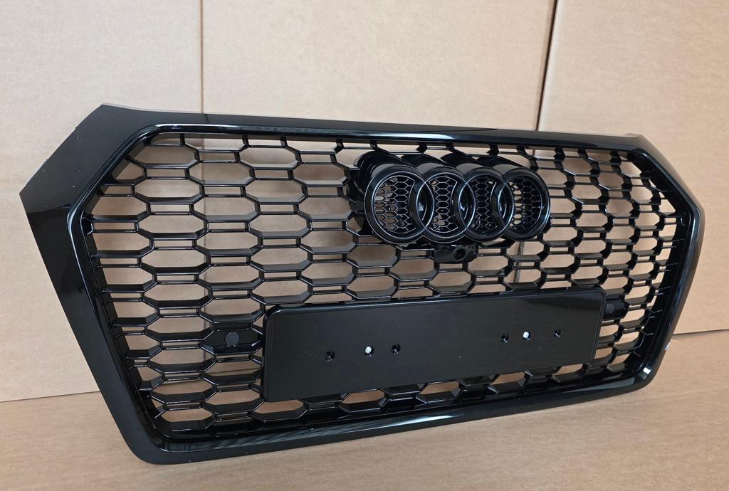 Grill Audi Q5 80A RS LOOK HOOGLANS ZWART NIEUW bj.2016-2020, Neuf, -, Origine de la pièce connue, -