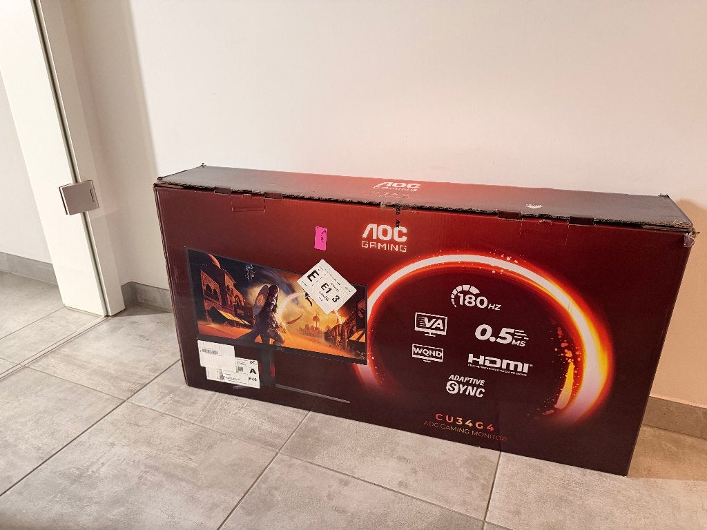 AOC CU34G4 - NIEUW - Nog in doos!, Computers en Software, VA, Nieuw, AOC, 1 tot 2 ms