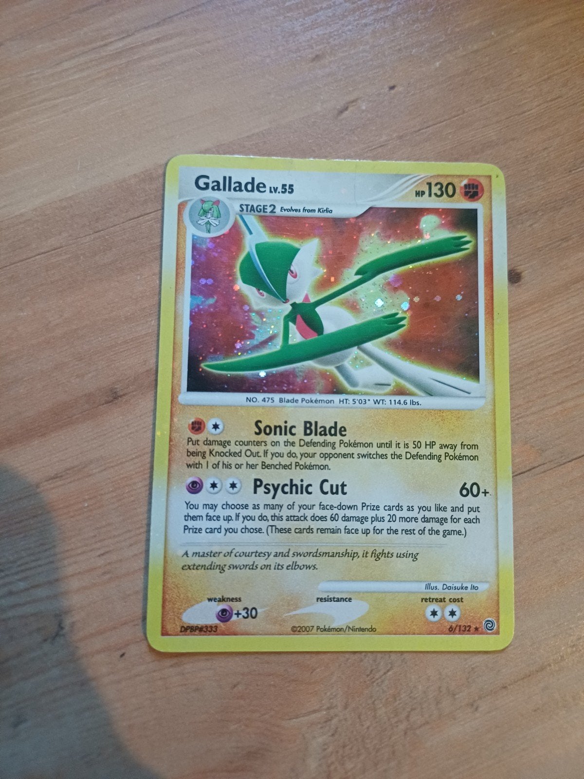 Gallade 6/132, Enlèvement ou Envoi, Comme neuf, Cartes en vrac