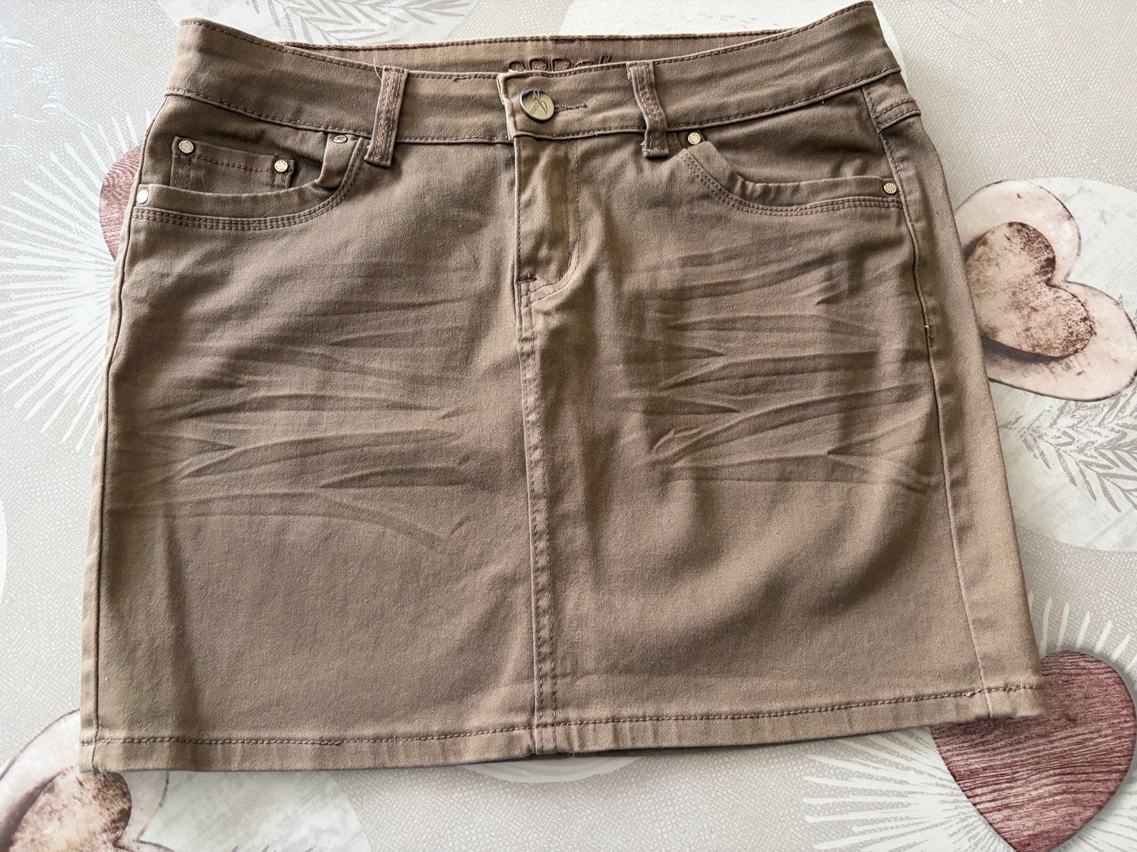 Mini-jupe en jean marron / taupe – Appel’s taille 40-L, Vêtements | Femmes, Enlèvement ou Envoi, Comme neuf