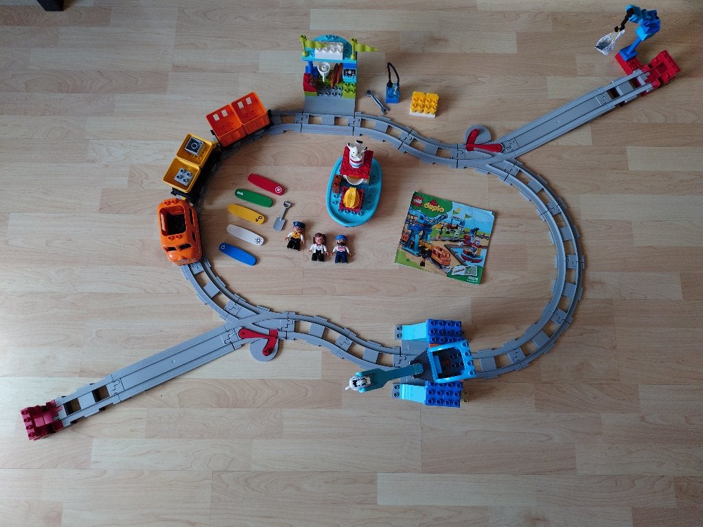 Duplo trein sets: 10874 / 10875 / 10872 / 10882, Ophalen, Inclusief instructies, Zo goed als nieuw, Duplo