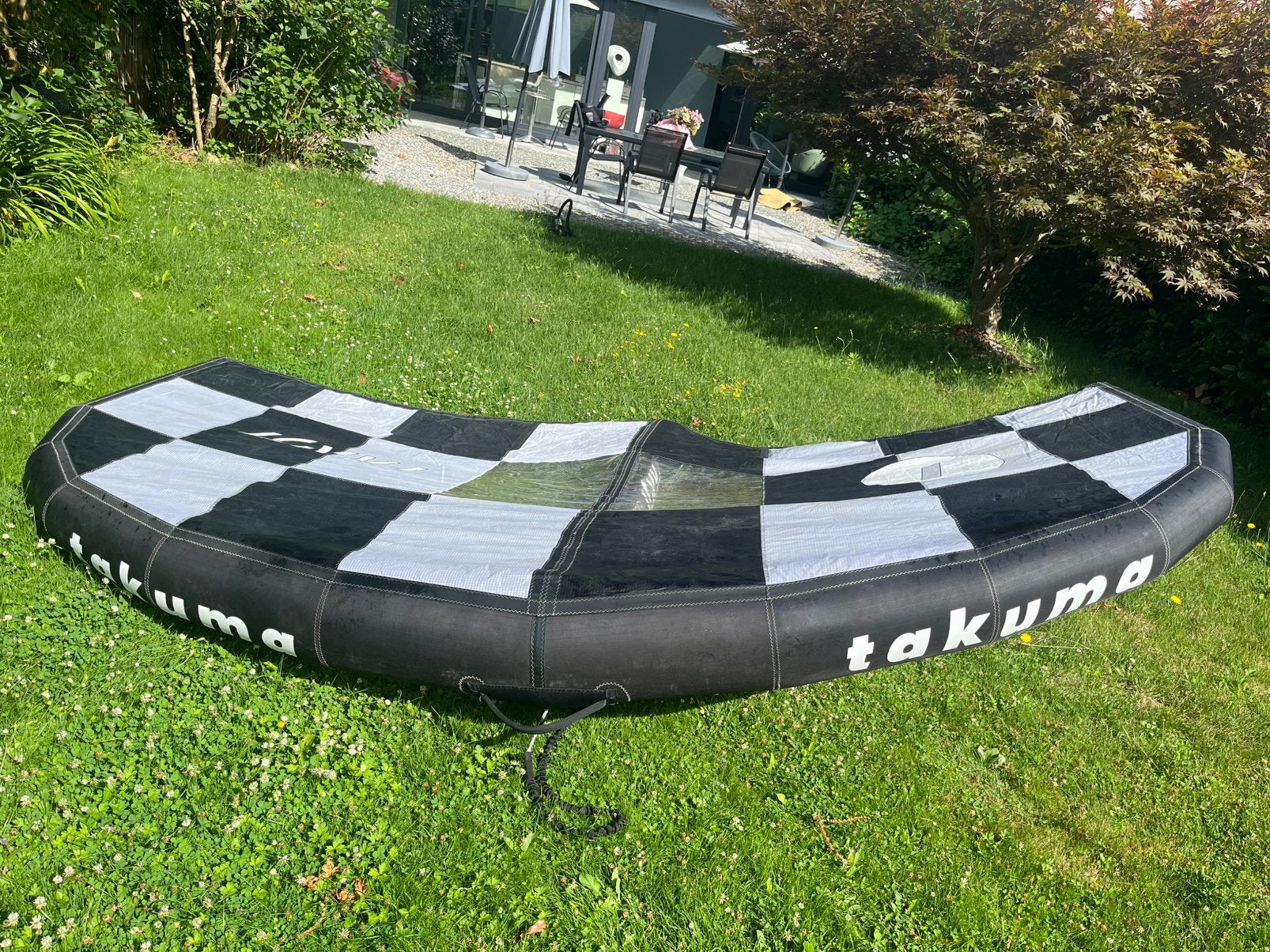 Ailes Takuma wing 4,3m2, 5’,10 et 6 mètres, Watersport en Boten, Wingsurfen, Zo goed als nieuw, Ophalen