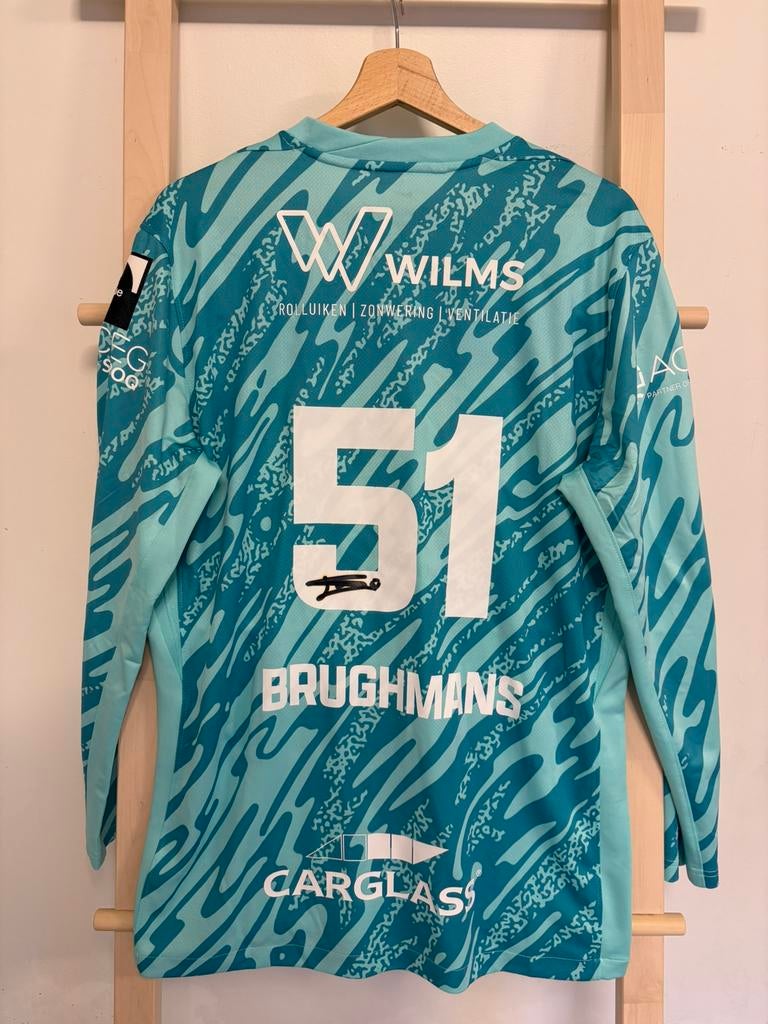 Matchworn / issued shirt KRC Genk (Signed), Ophalen, Zo goed als nieuw, Shirt