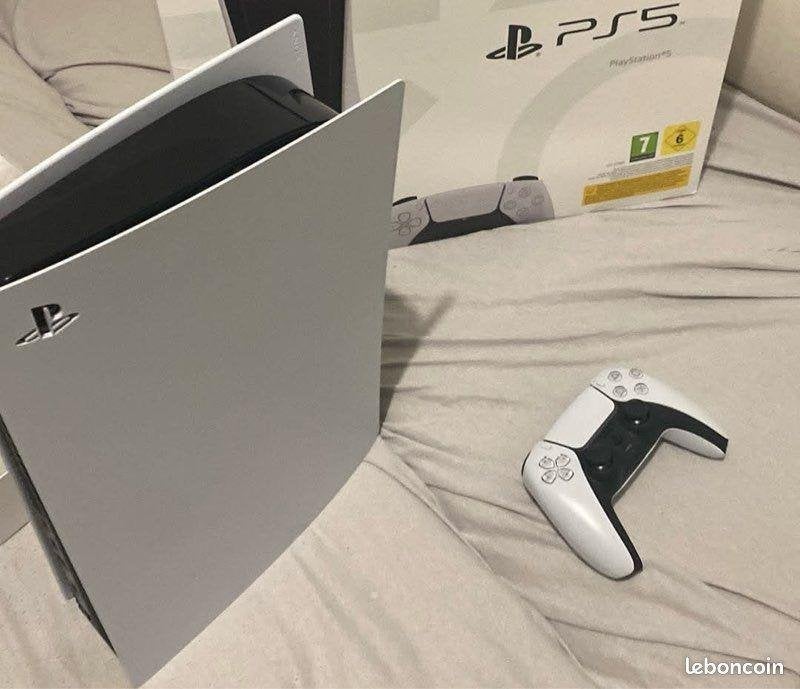 PLAYSTATION PS5 avec lecteur cd avec ca boite`et une manette, Enlèvement, Comme neuf, Playstation 5