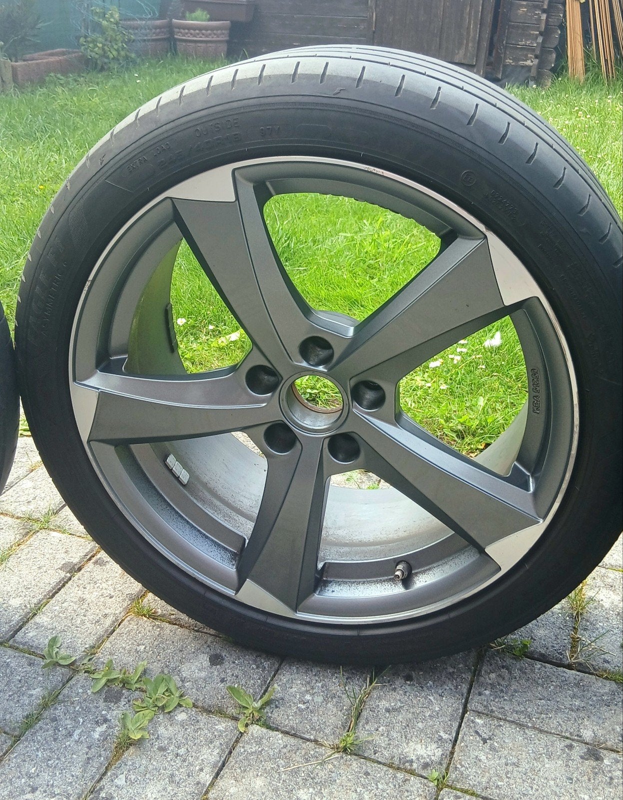 Jantes Rotor Design 18" - Audi VW Seat Skoda Mercedes, Autos : Pièces & Accessoires, Pneus et Jantes, 245 mm, Véhicule de tourisme