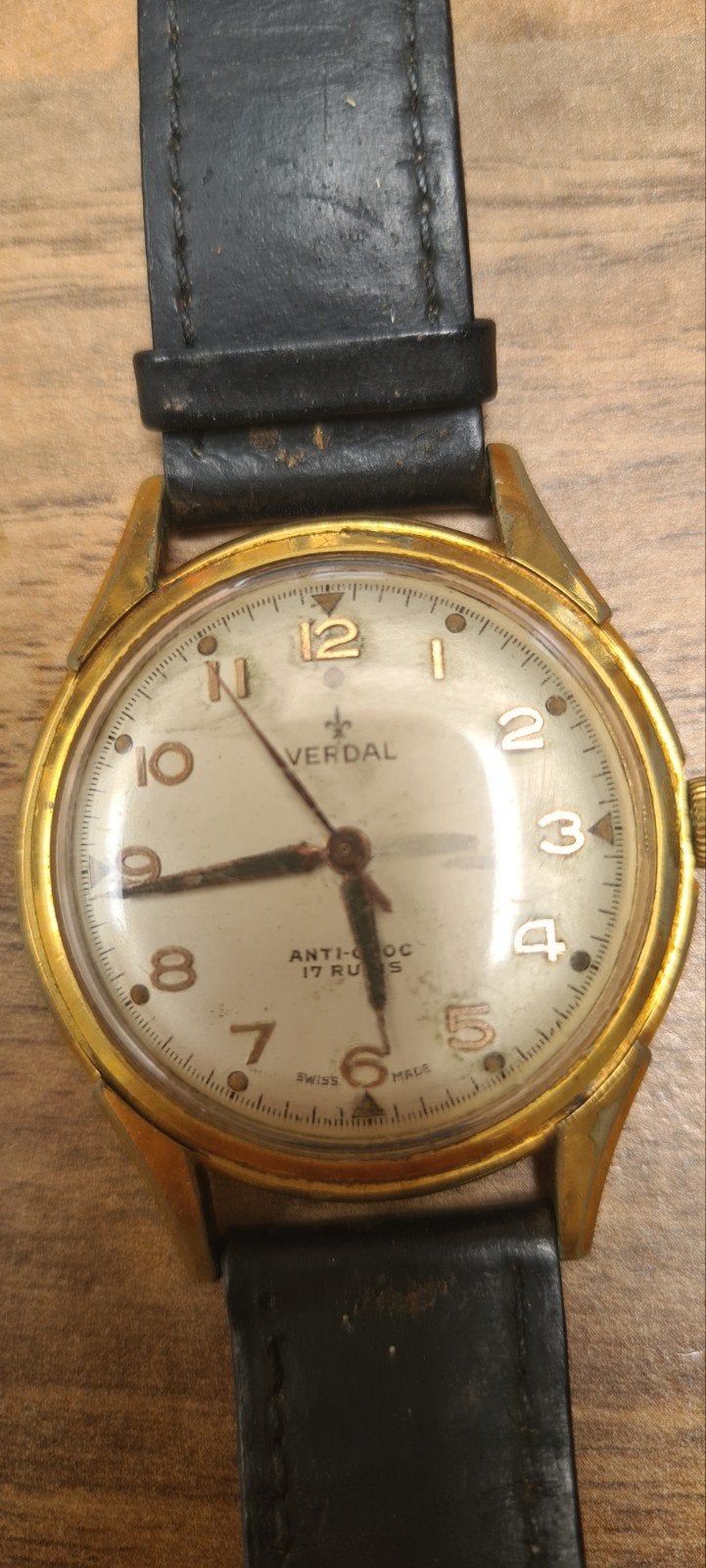 Montre ancienne Verdal, Montre-bracelet, Autres marques, Enlèvement ou Envoi, 1960 ou plus tard