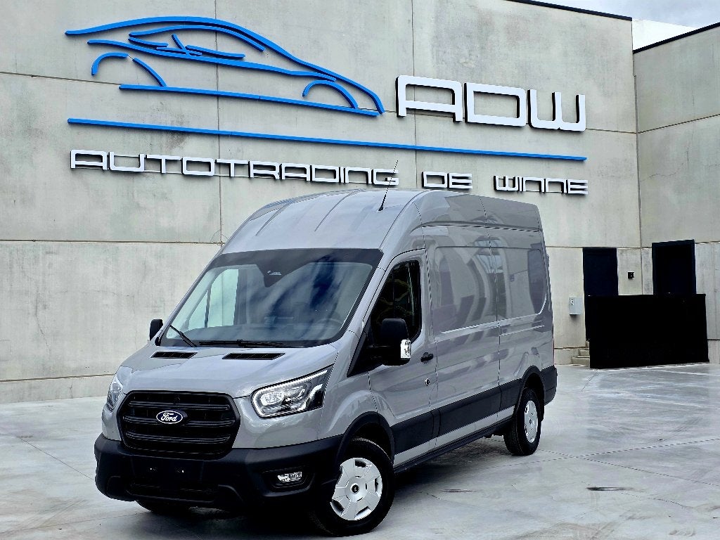 Ford Transit L3H3 - NIEUW 0KM 2026 - Matter Grey - Automaat, Autos, Cuir, Argent ou Gris, Achat, Euro 6