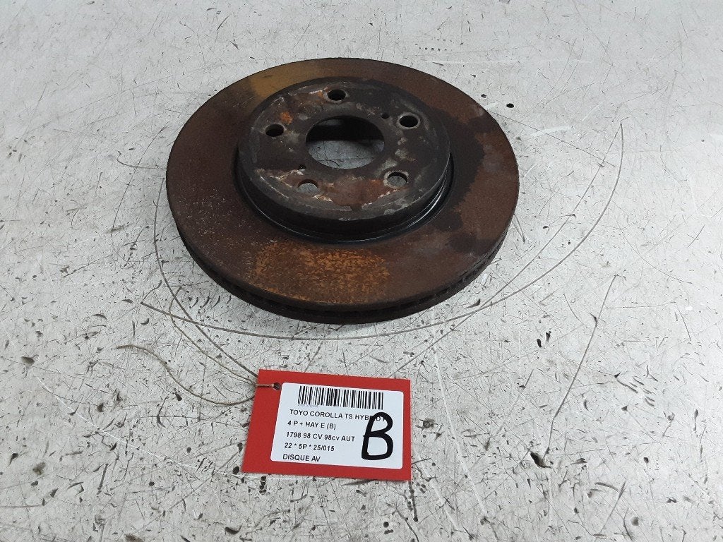 REMSCHIJF VOOR Toyota Corolla (E21) (01-2019/-), Gebruikt, Mevr. I. Hauben, Toyota, Rue de l'Espoir 34 34
4030  GRIVEGNÉE, BE
