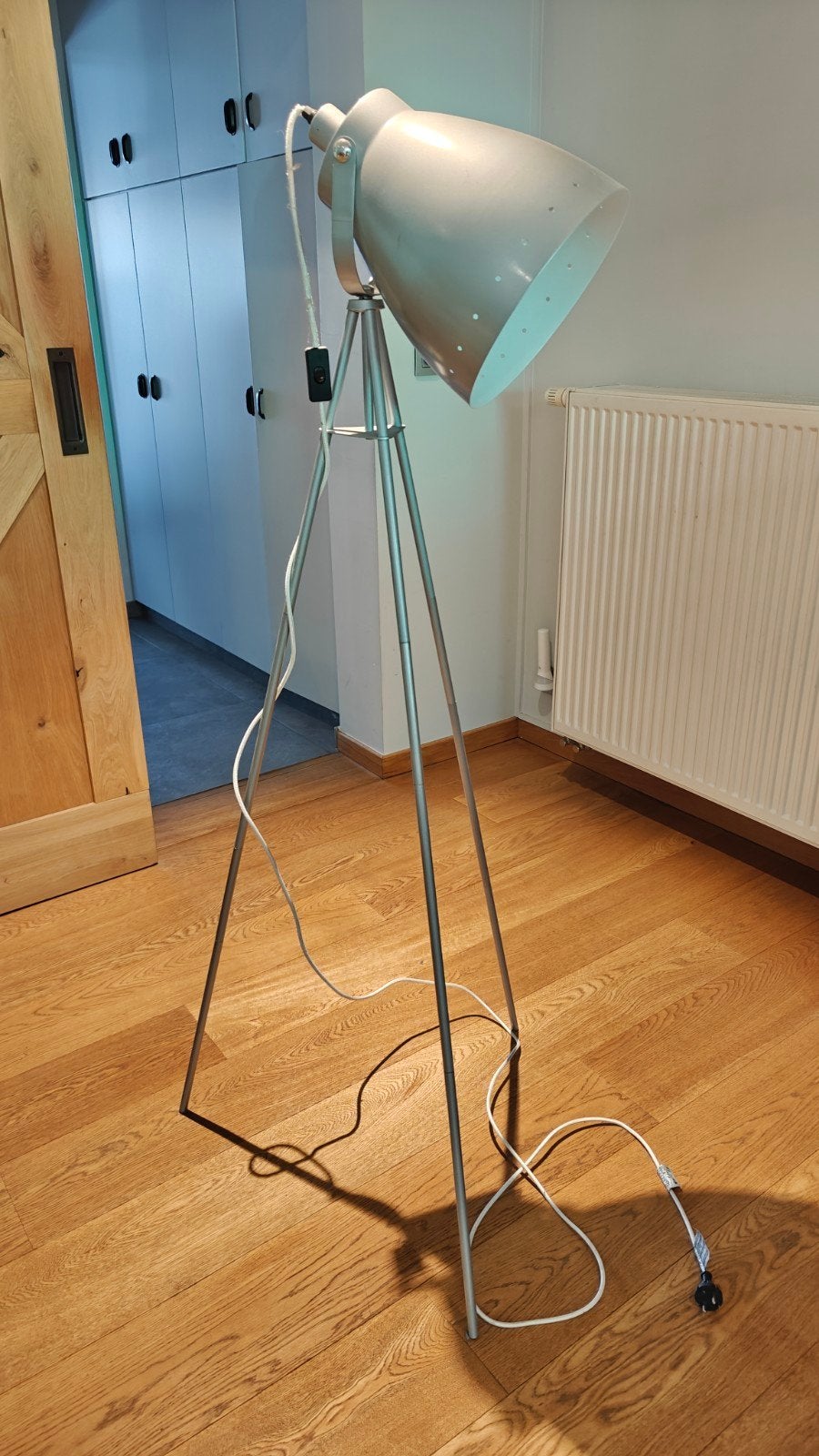 industriele stijl staande lamp, Huis en Inrichting, Ophalen, E27 (groot), Metaal, 150 tot 200 cm