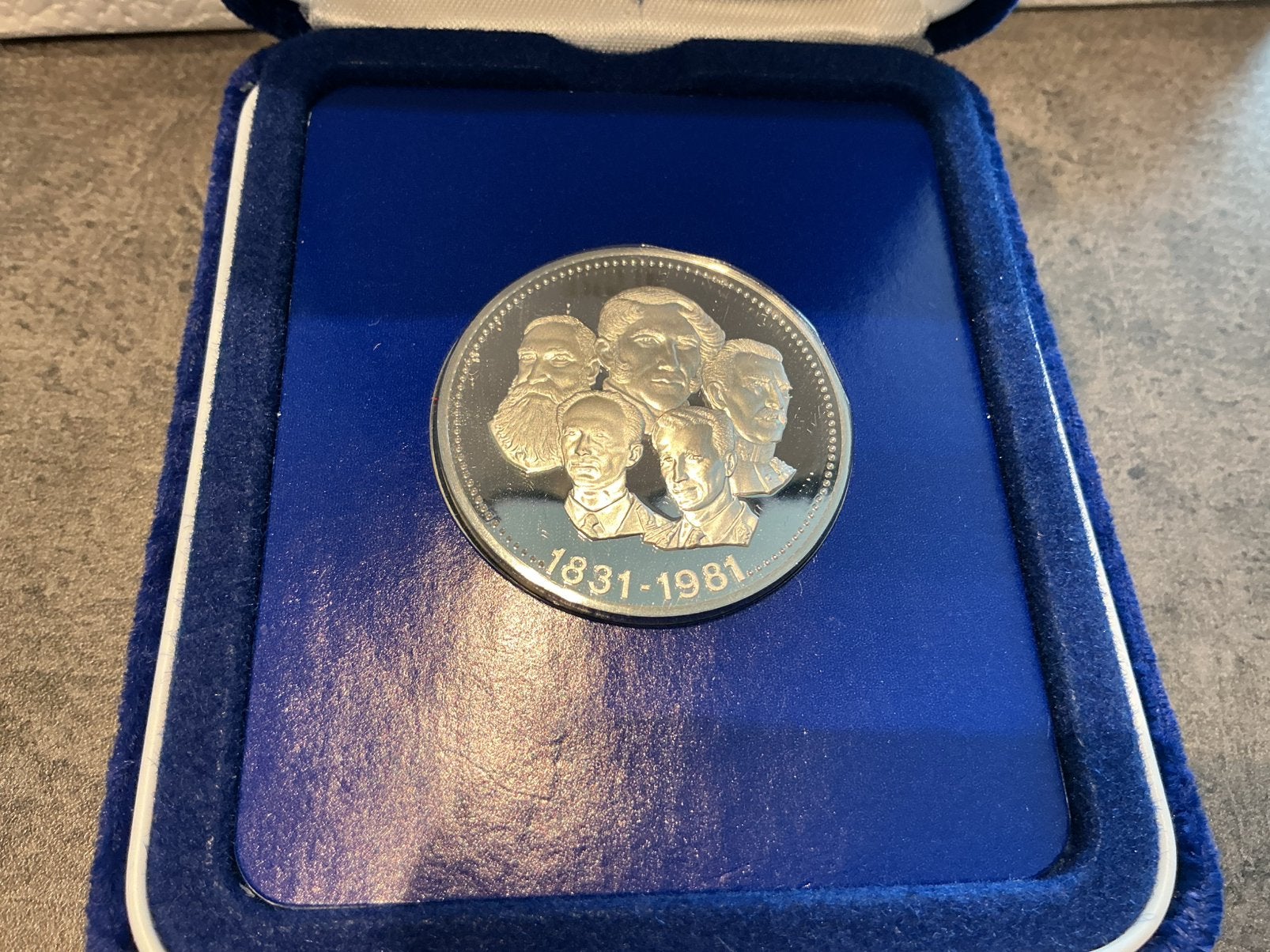 België 150 jaar monarchie 1981 zilver, Ophalen of Verzenden, Zilver