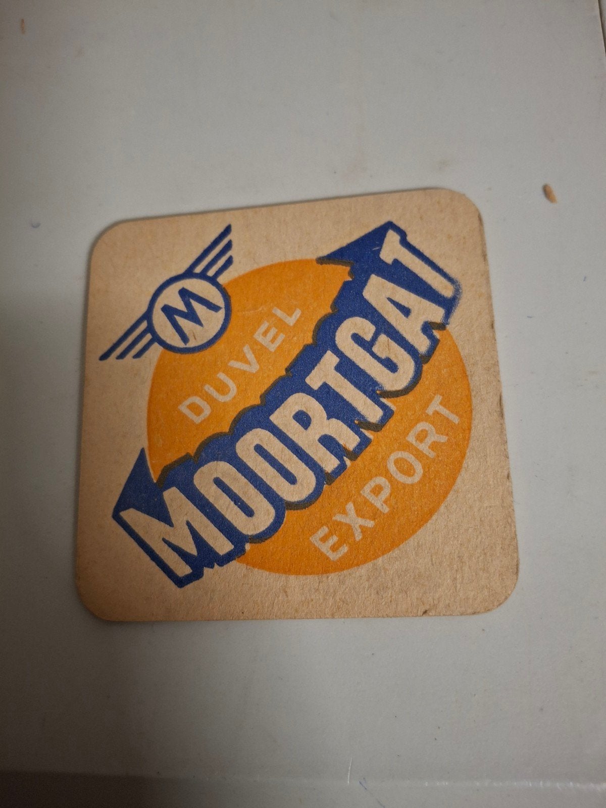 oud bierviltje duvel moortgat, Verzamelen, Biermerken, Ophalen of Verzenden, Duvel