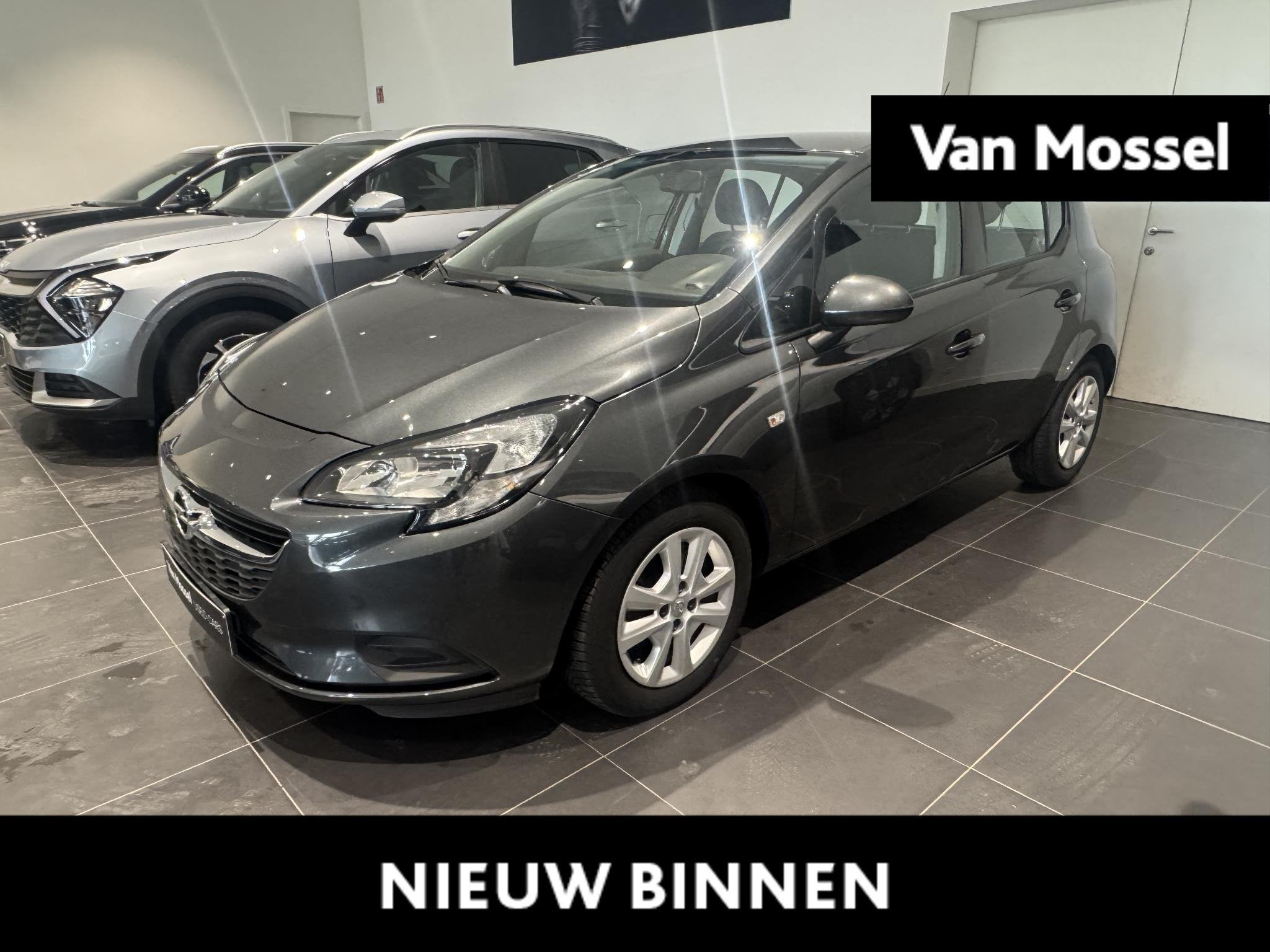 Opel Corsa 1.2 52kW Edition, Autos, 1163 kg, Argent ou Gris, Achat, Noir