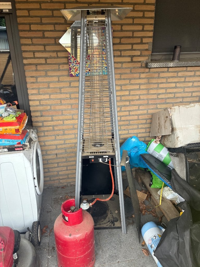 Terrasverwarmer, Tuin en Terras, Ophalen, Gebruikt, Gas, Vloer