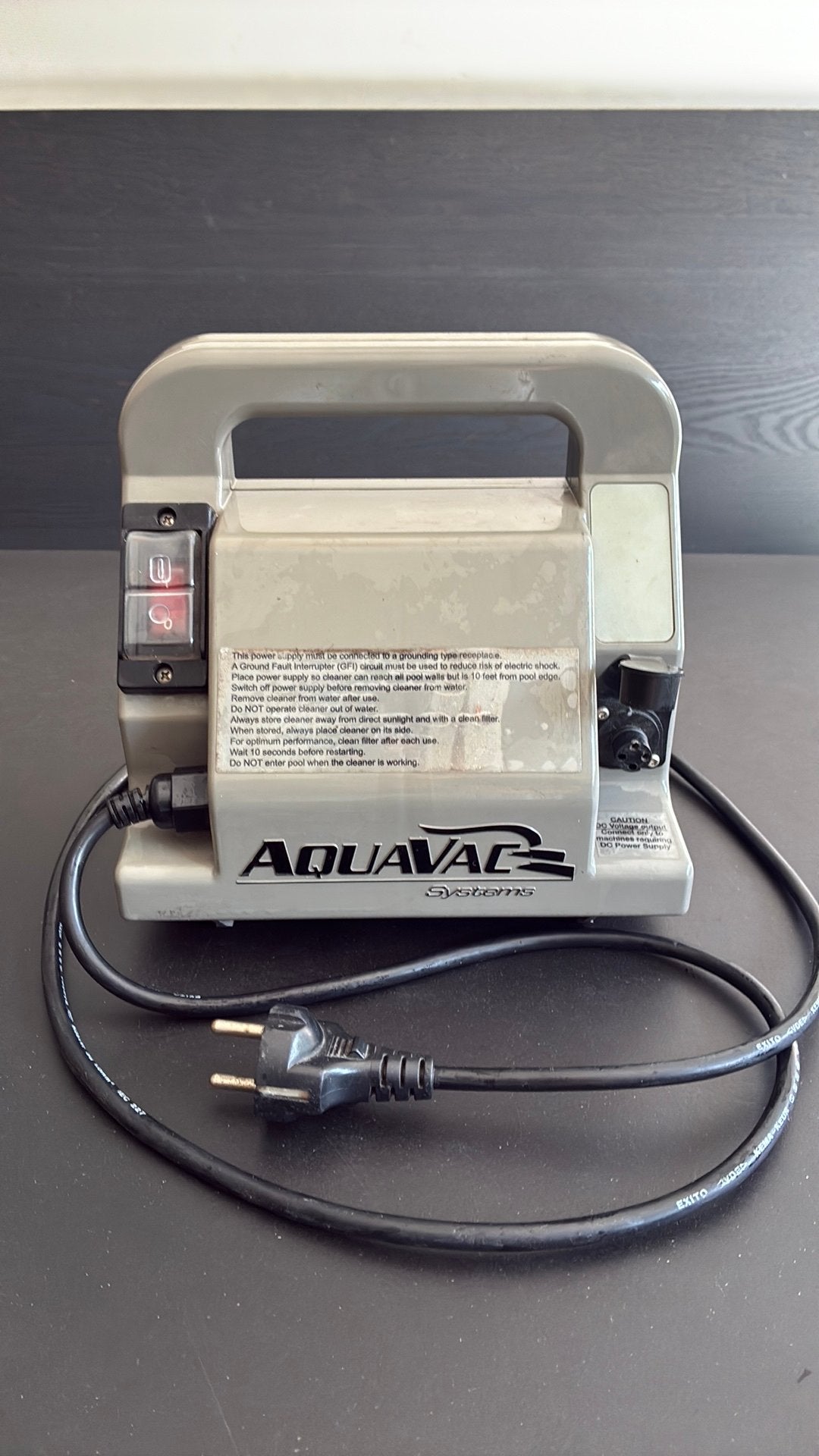 Originele AquaVac / Hayward Stroomvoorziening Zwembadrobot, Ophalen of Verzenden, Gebruikt, Overige typen