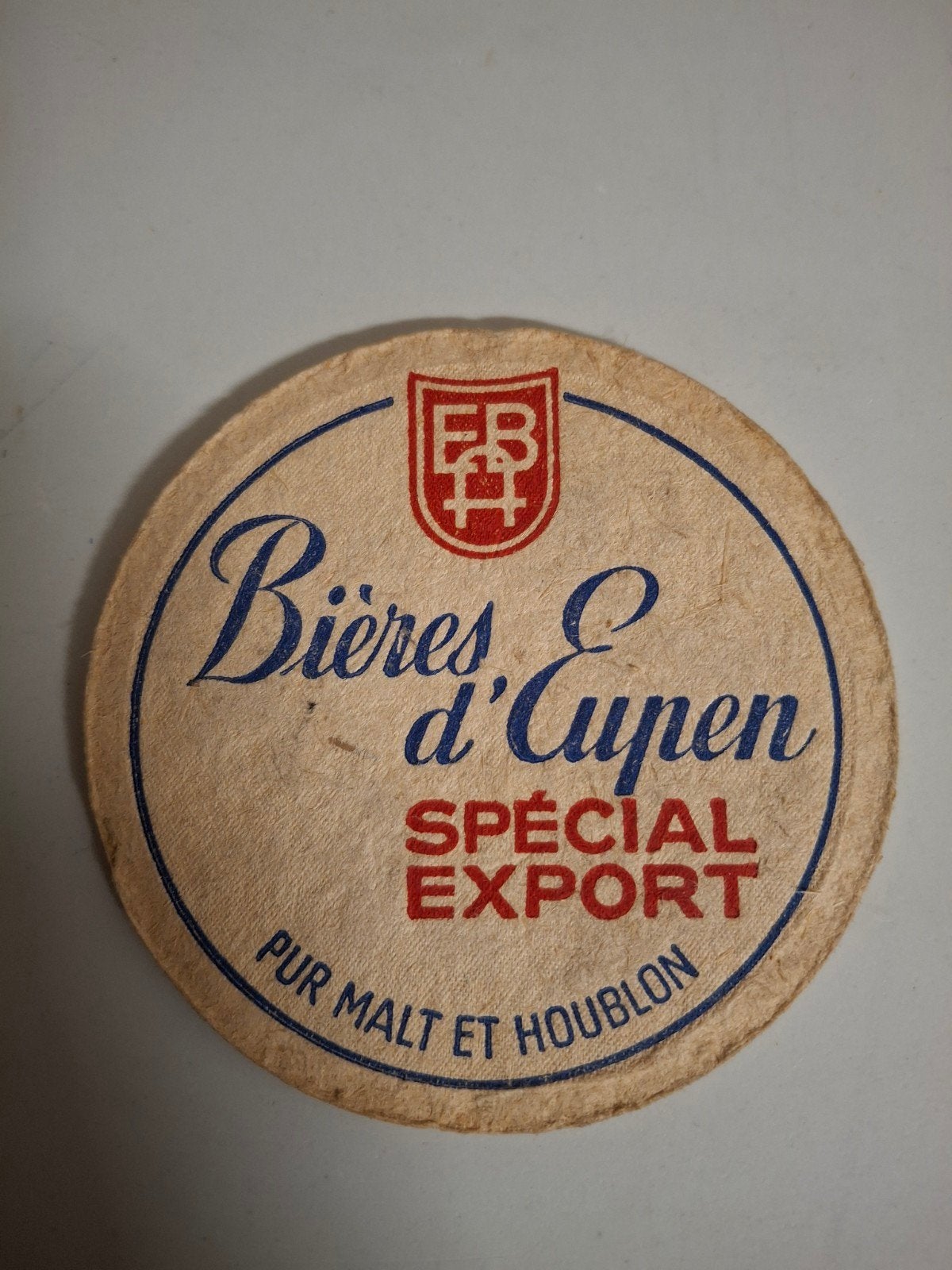 oud bierviltje bieres d'eupen, Collections, Marques de bière, Enlèvement ou Envoi