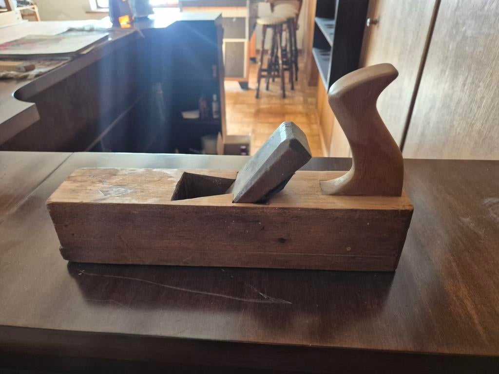 Oude houten handschaaf, Huis en Inrichting, Woonaccessoires | Kisten, Ophalen