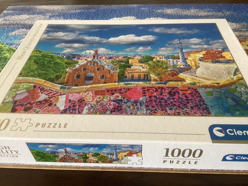 Legpuzzel Parc Guell Barcelona, Enlèvement, 500 à 1500 pièces, Comme neuf, Puzzle