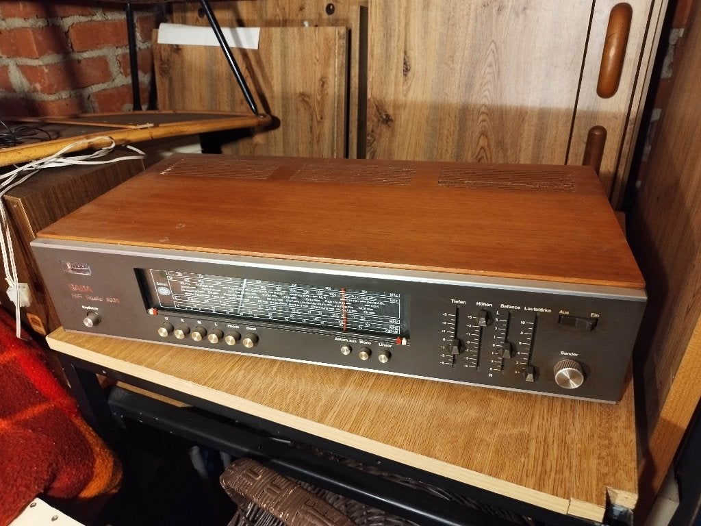 Ampli-tuner  vintage SABA HiFi Studio 8035 Made in Germany, Enlèvement, Utilisé