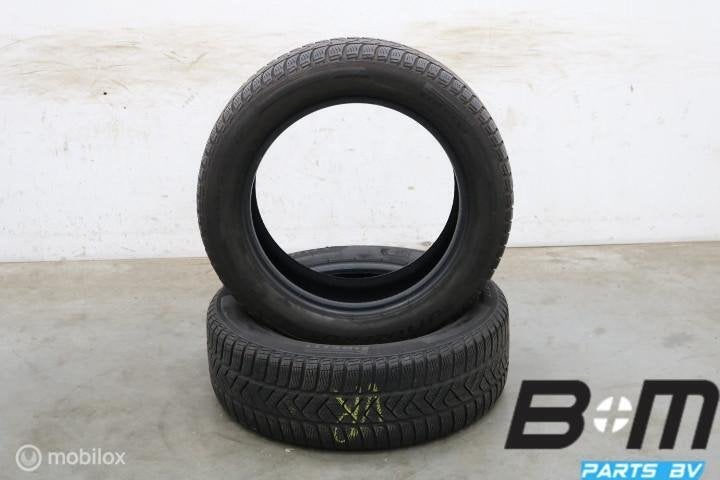 2 x 2155517 94H Pirelli Sottozero 3 Winter 4.5mm 215 55 17, 17 inch, Winterbanden, Band(en), Gebruikt
