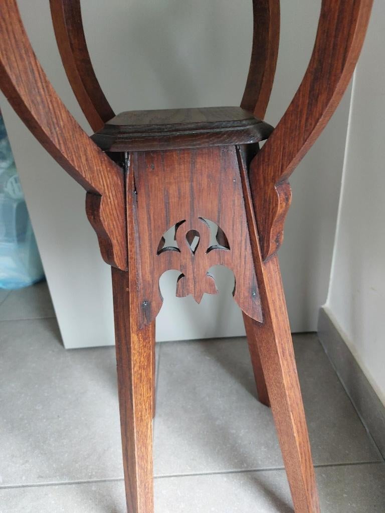 vintage plantentafeltje in hout, Ophalen
