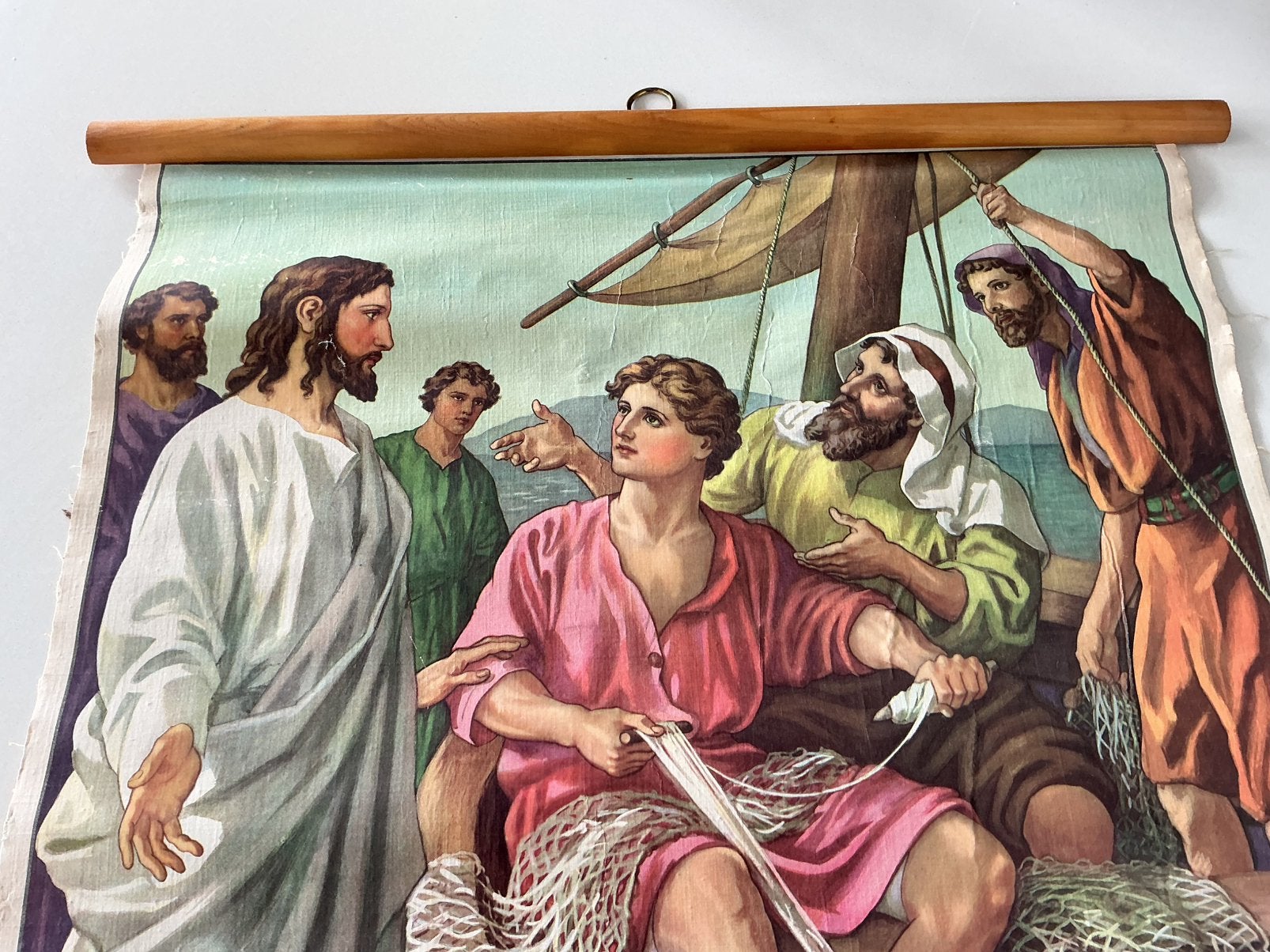 Wandkaart Jezus kiest zijn apostelen, Ophalen