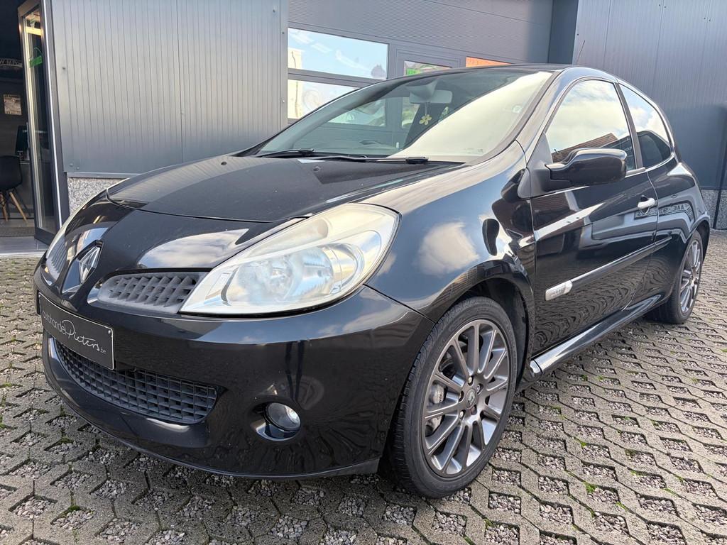 Renault Clio 2,0 sport - Project circuit/rally, Auto's, Gebruikt, Zwart, Bedrijf, Handgeschakeld