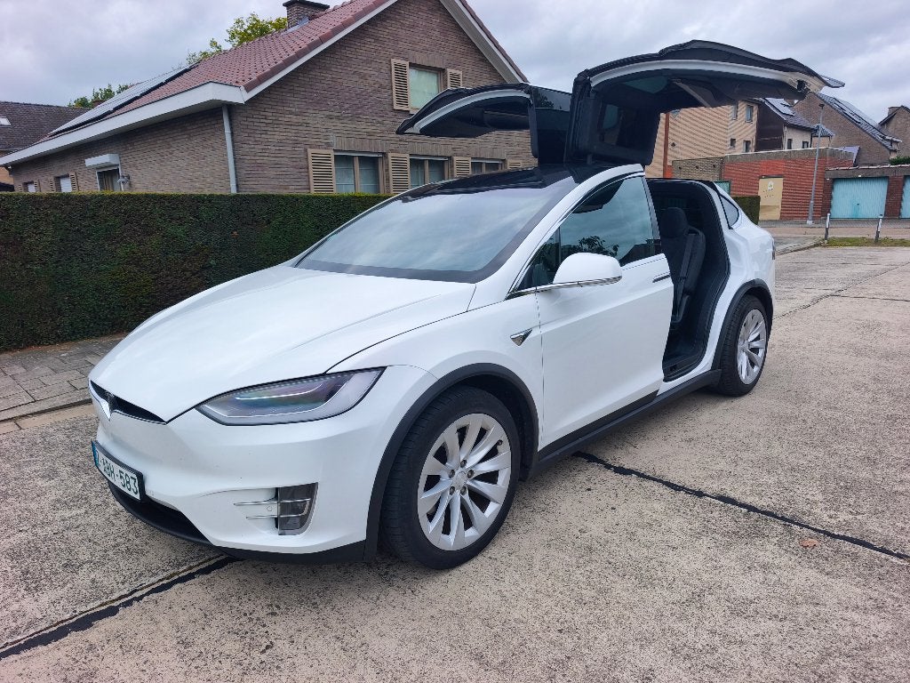 Tesla Model X LR Raven | Nwe batterij | Free Supercharger, Automaat, 0 cilinders, Wit, Leder