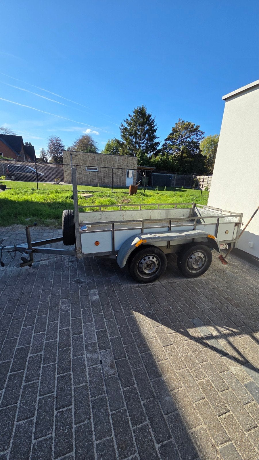 dubbel asige aanhangwagen, Auto diversen, Ophalen, Gebruikt