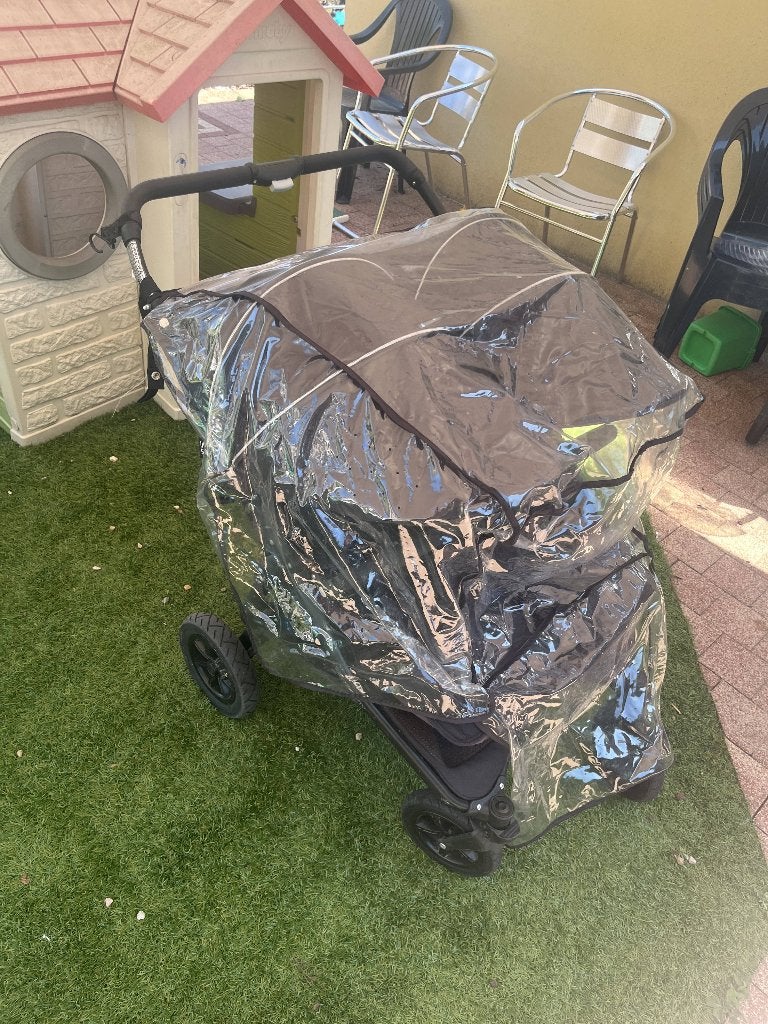 Valco Baby Duo kinderwagen incl. regenhoes, Kinderen en Baby's, Gebruikt, Verstelbare duwstang, Ophalen, Kinderwagen