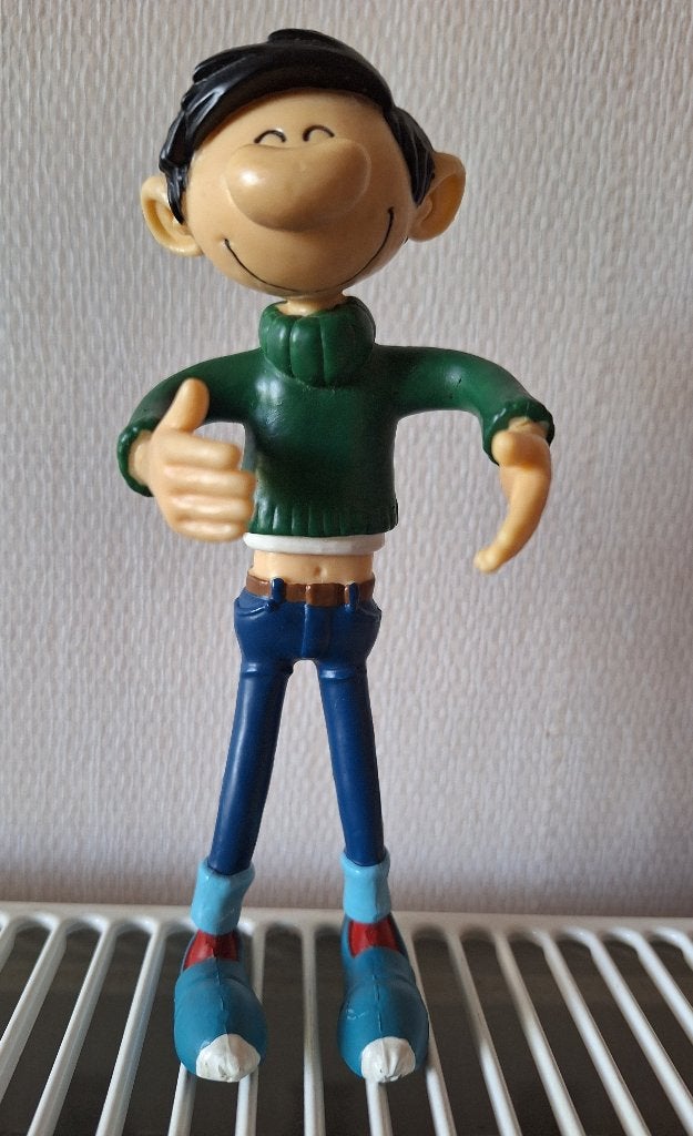 GUUST FLATER figuur (PLASTOY 1999), Collections, Personnages de BD, Enlèvement ou Envoi, Gaston ou Spirou, Comme neuf, Statue ou Figurine