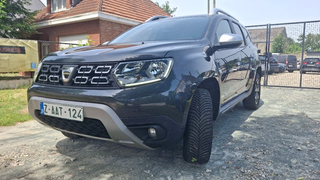 Dacia Duster Prestige 1600 benzine van 2019, Autos, Dacia, Argent ou Gris, Euro 6, Entreprise, Boîte manuelle