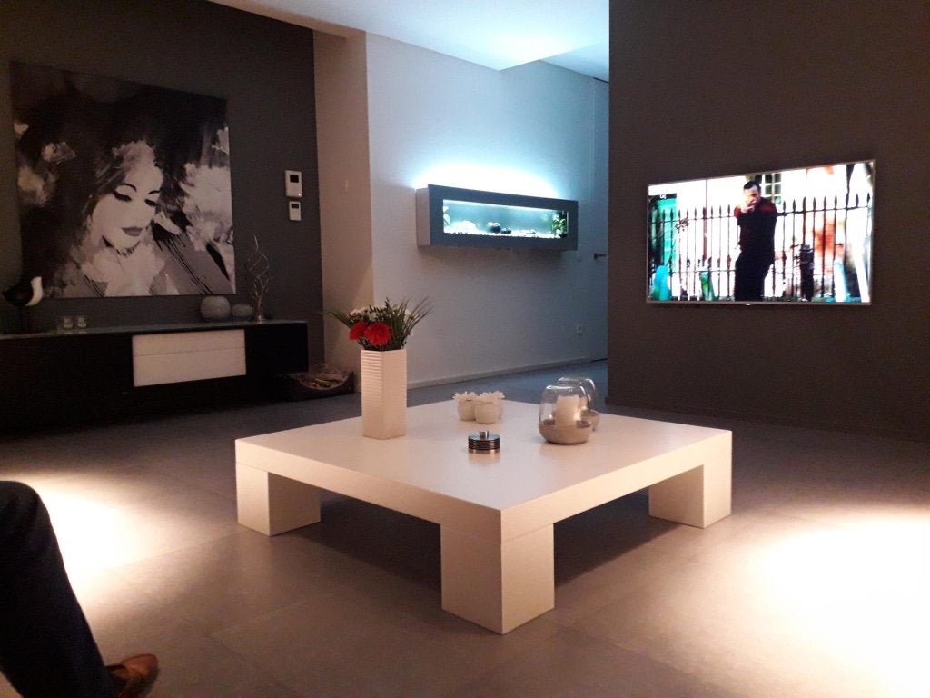 salon tafeltje, Ophalen, Vierkant, Zo goed als nieuw, Modern