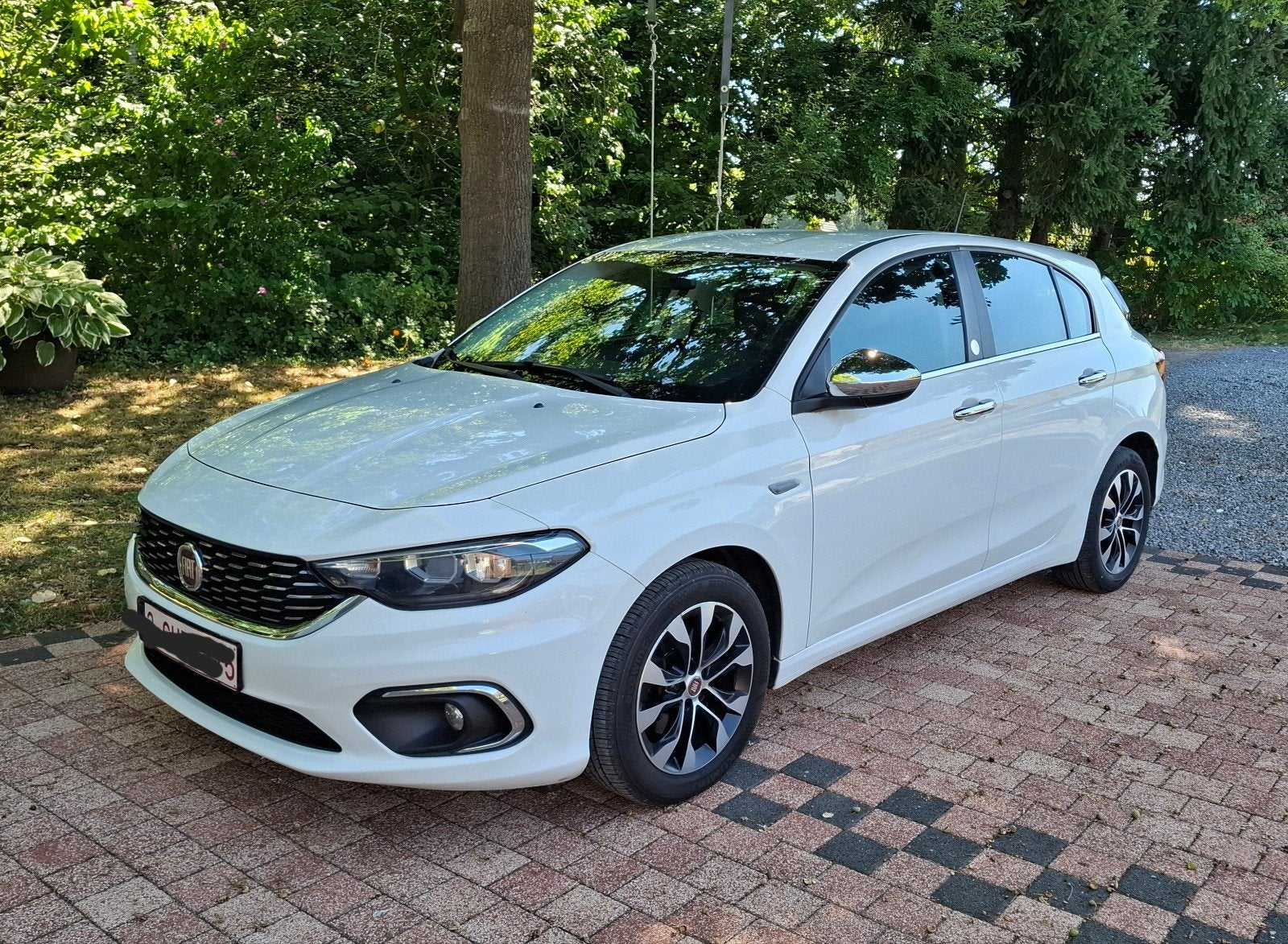 Fiat Tipo 1.4 benzine – 2020 – 71.105 km – gekeurd voor verk, Voorwielaandrijving, Leder en Stof, Wit, 5 deurs