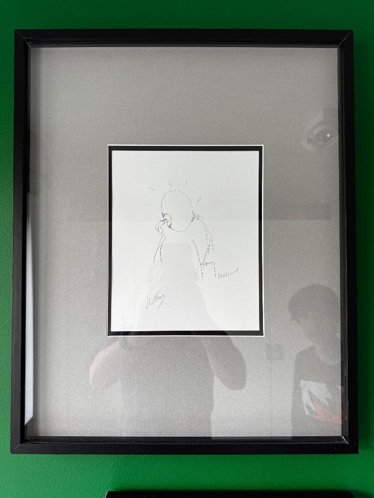 Koen Van Mechelen, Antiek en Kunst, Kunst | Schilderijen | Modern, Figuren, Papier/karton, Passe-partout, Ophalen of Verzenden