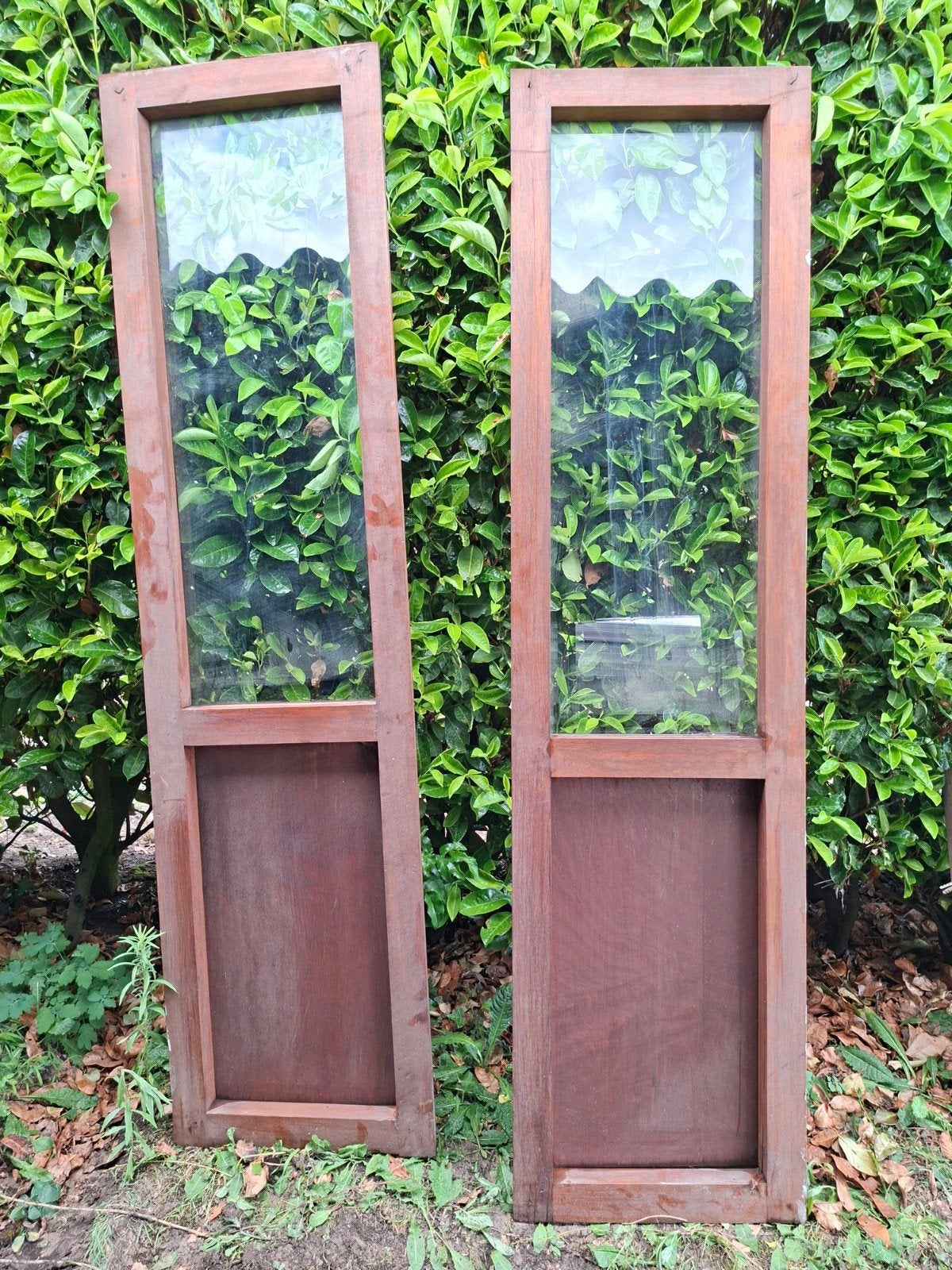 Raam, Meranti, enkel glas, Bricolage & Construction, Enlèvement, Verre