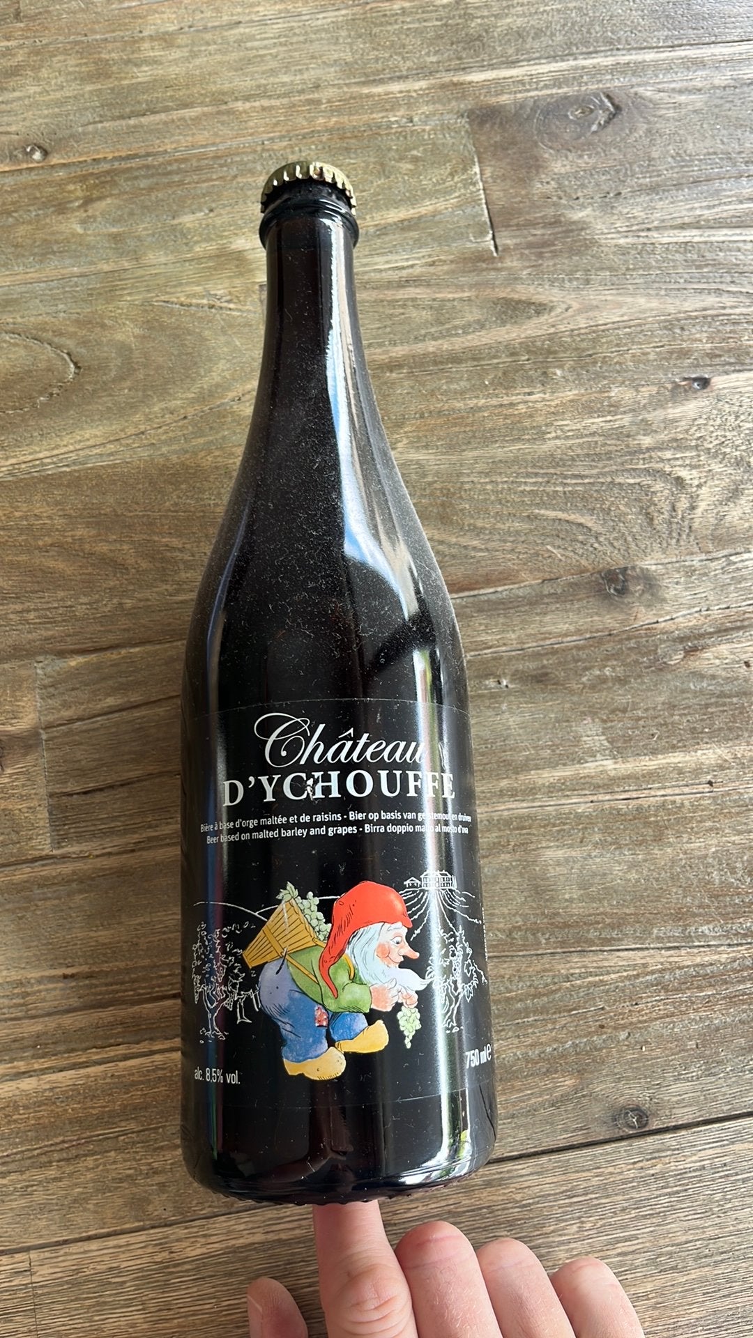 La Chouffe 75CL Chateau d’Ychouffe, Ophalen of Verzenden, Zo goed als nieuw