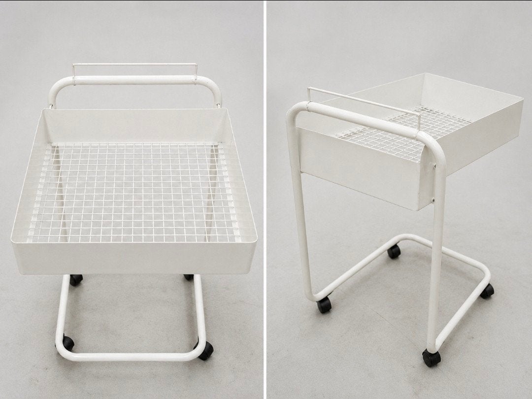 Chariot / desserte métallique sur roulettes, Enlèvement, Utilisé