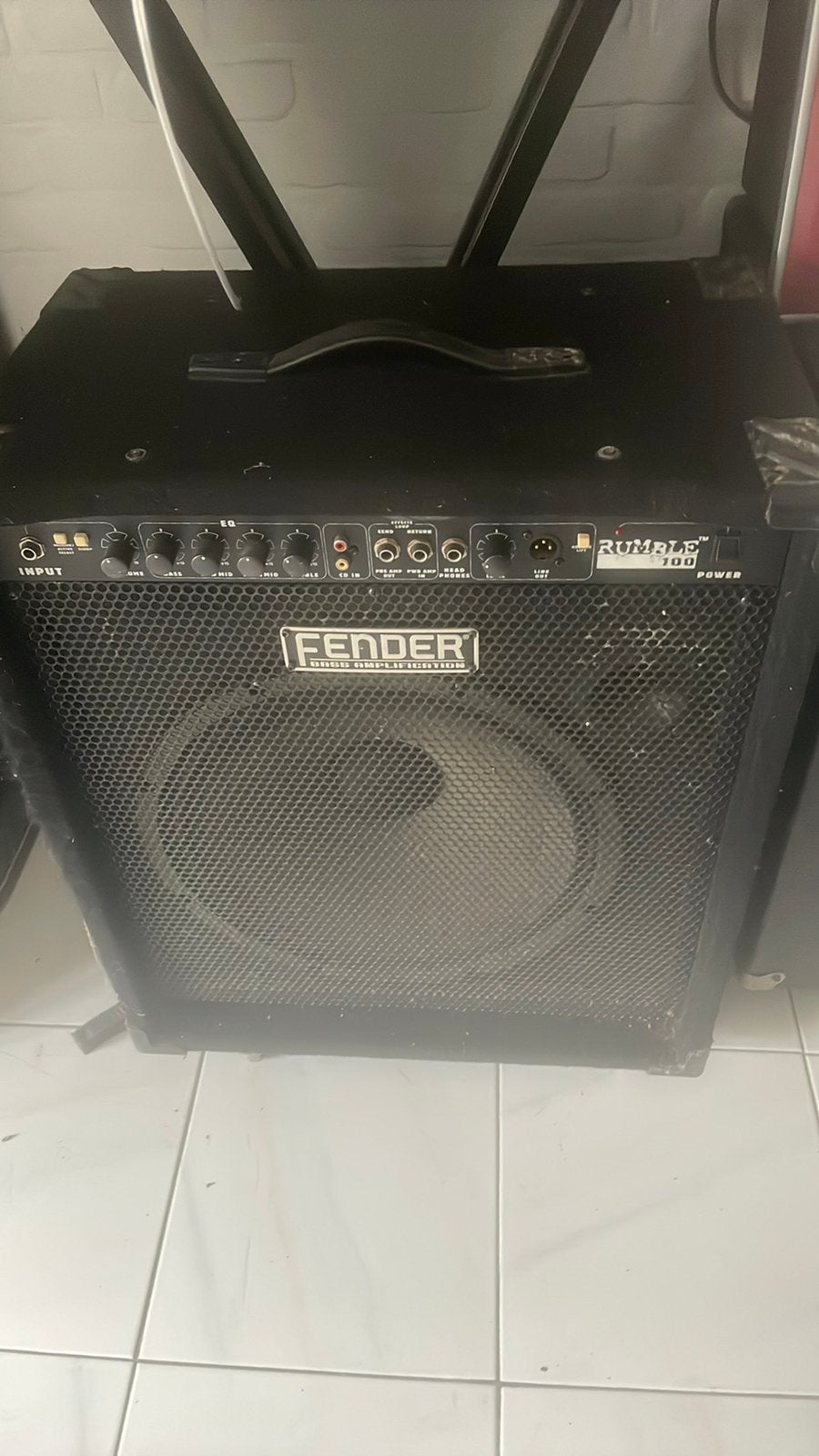Fender en Laney basversterkers, Muziek en Instrumenten, Versterkers | Bas en Gitaar, Ophalen, Gebruikt, Basgitaar, 50 tot 100 watt