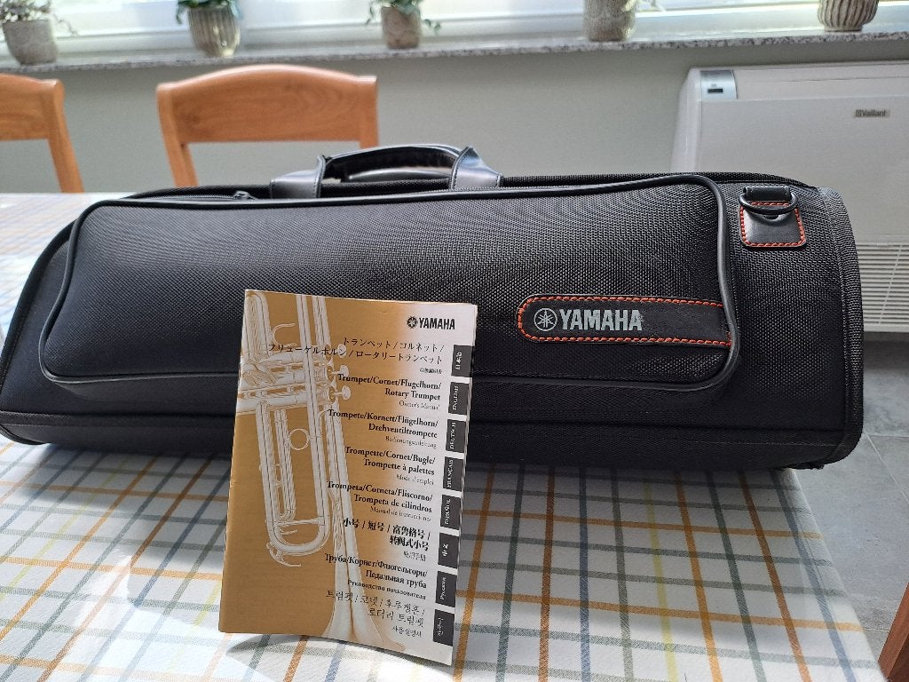 Bb trompet Yamaha, Ophalen, Zo goed als nieuw, C-trompet, Met koffer