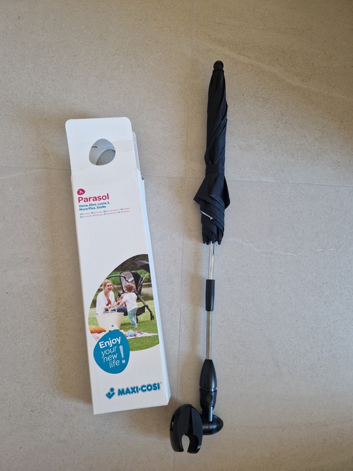 Parasol Maxi-Cosi, Ophalen