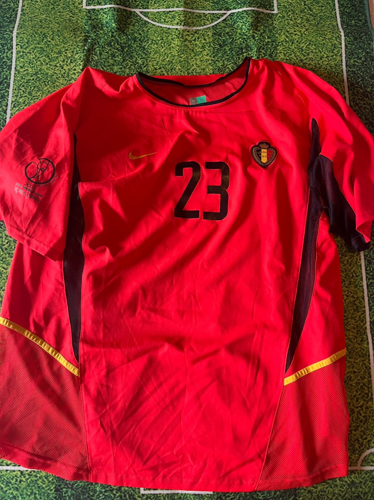 Maillot belgique doables rouges, Collections, Enlèvement ou Envoi, Comme neuf, Maillot