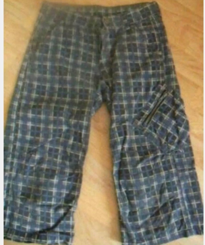 blauwe ruitjes bermuda maat 164, Kinderen en Baby's, Verzenden