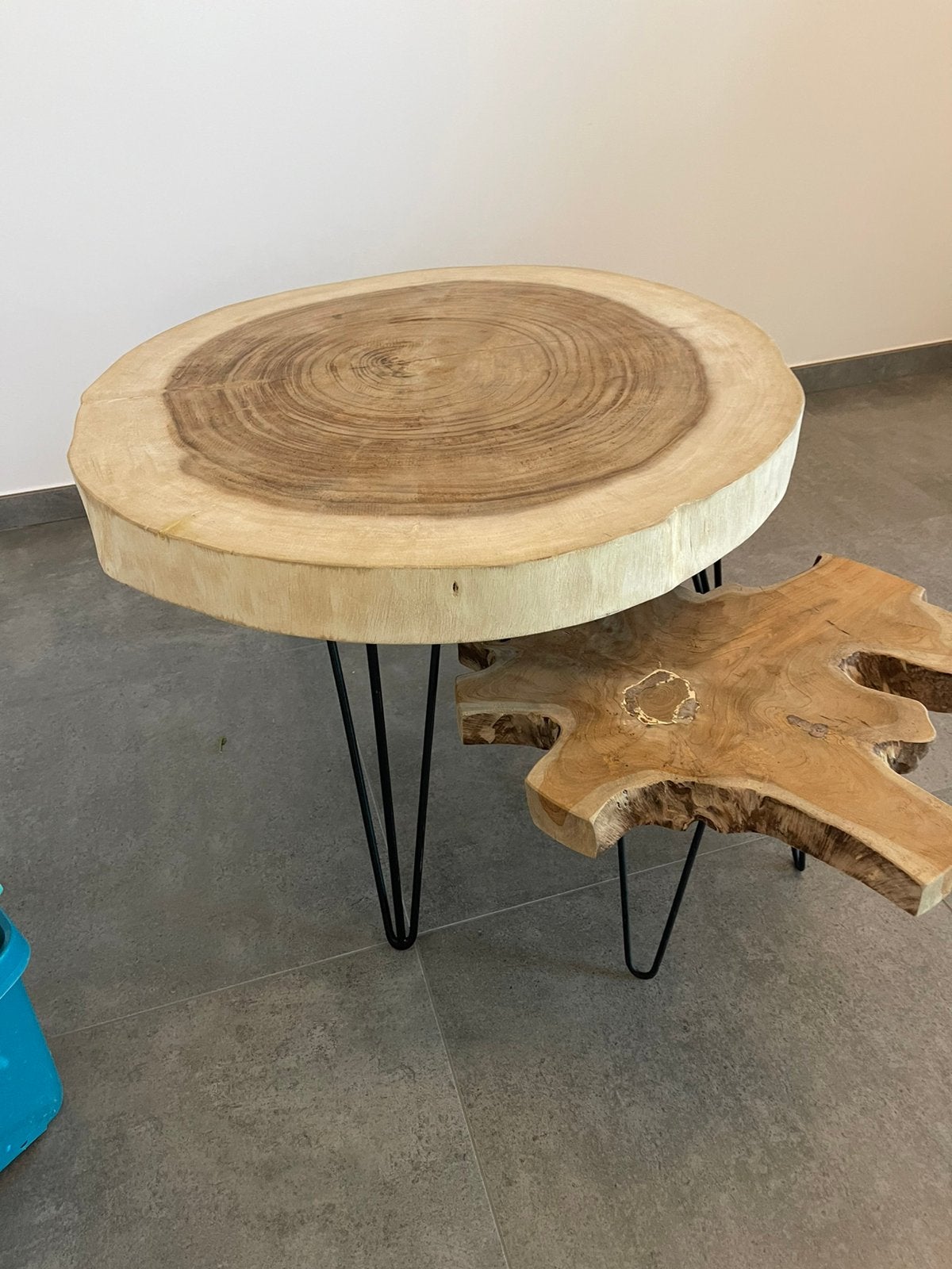 Table de salon en bois massif, Ophalen, Zo goed als nieuw, Hout