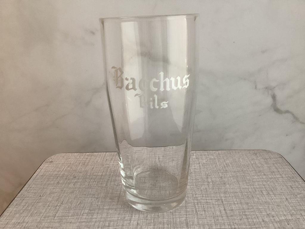 Oud glas Bacchus Pils. Met facetten., Ophalen of Verzenden, Zo goed als nieuw