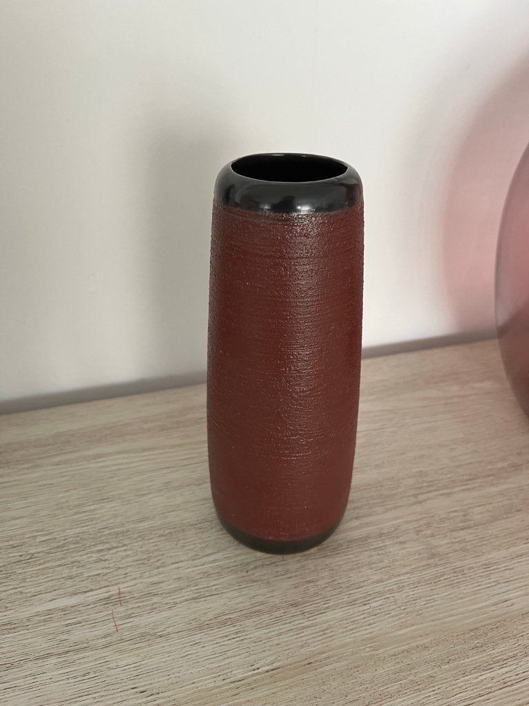 Vase VEB Gräfenroda Grete 3 – peint main – DDR Mid-Century, Enlèvement ou Envoi