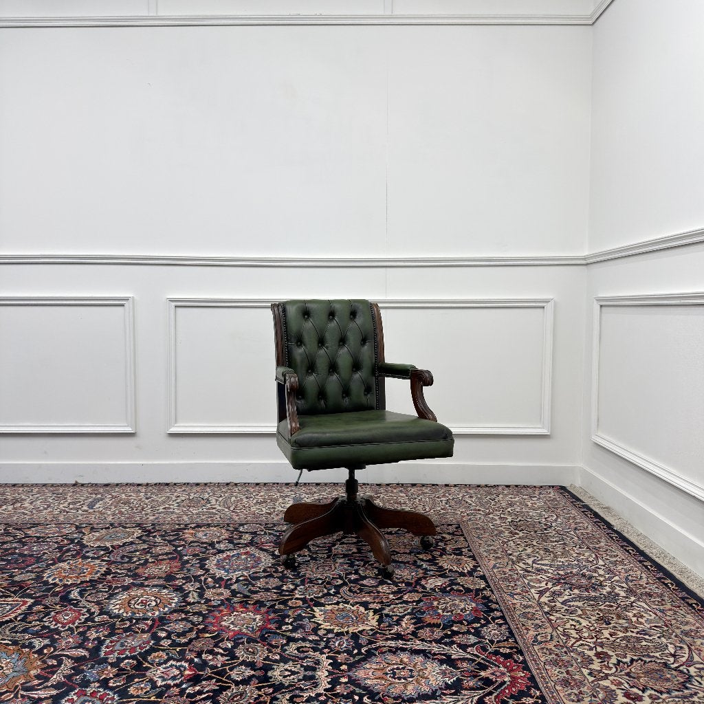 Klassiek Engels Chesterfield Bureaustoel, Enlèvement
