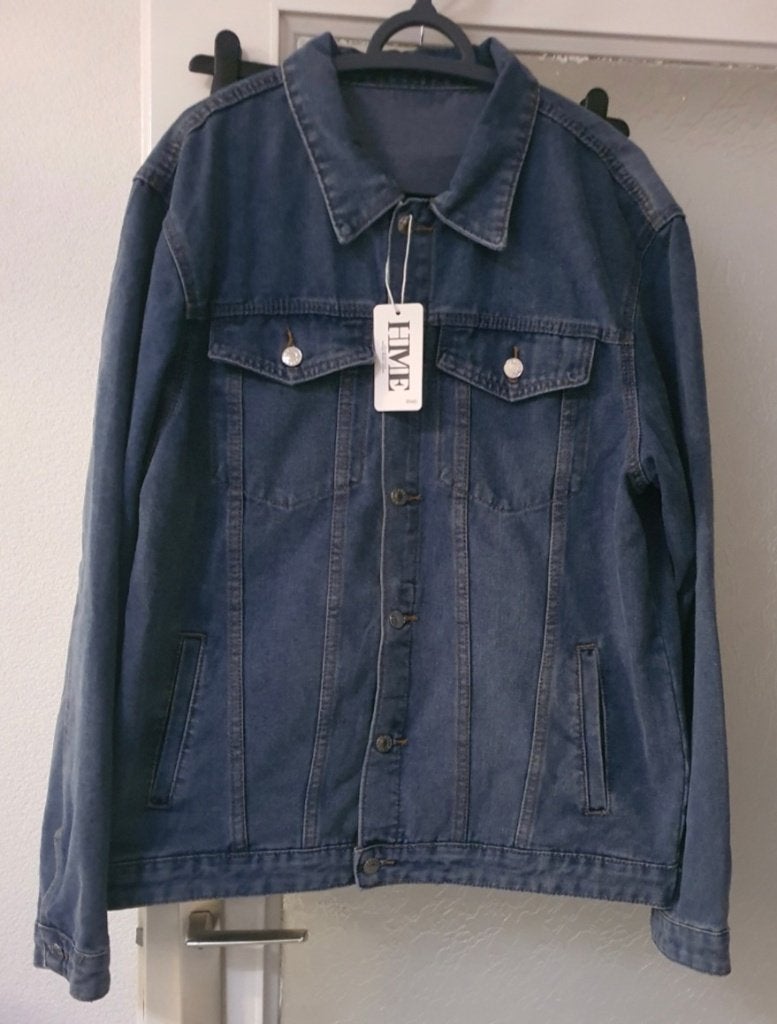 Spijkerjasje / Denim Jas Maat: XXL, Ophalen of Verzenden, Nieuw, Maat 46/48 (XL) of groter, Blauw