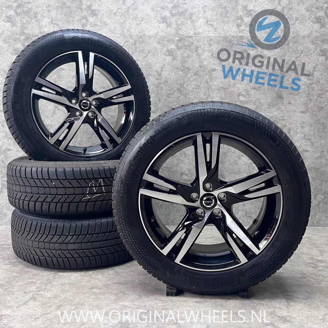19 inch originele R Design velgen + winterbanden volvo XC60, Autos : Pièces & Accessoires, Pneus et Jantes, Pneus hiver, -, 19 pouces