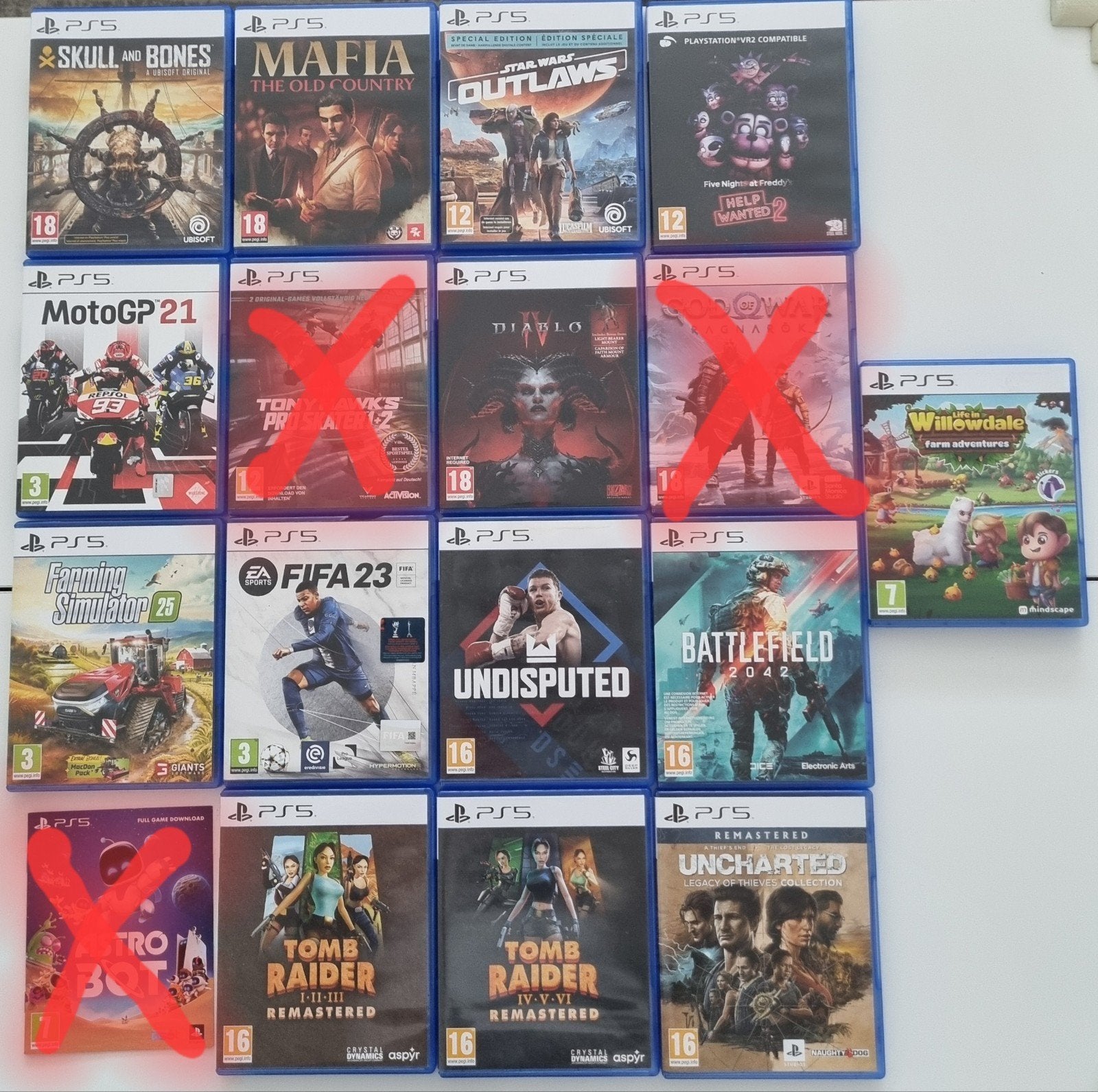 Ps5-spellen, Ophalen